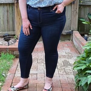 Dia skinny dark wash jeans